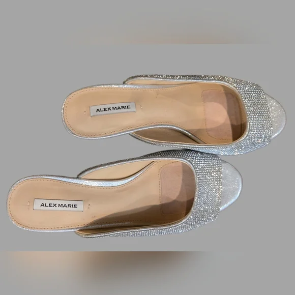Alex Marie Silver Women's Shoes NWT Size 6.5 - Picture 4 of 4
